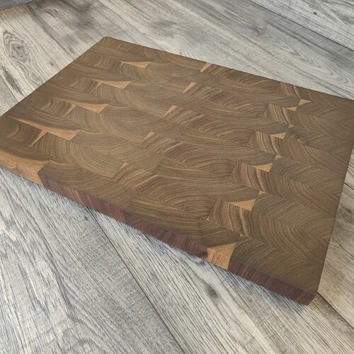 Walnut End Grain Custom Chopping Board Etsy