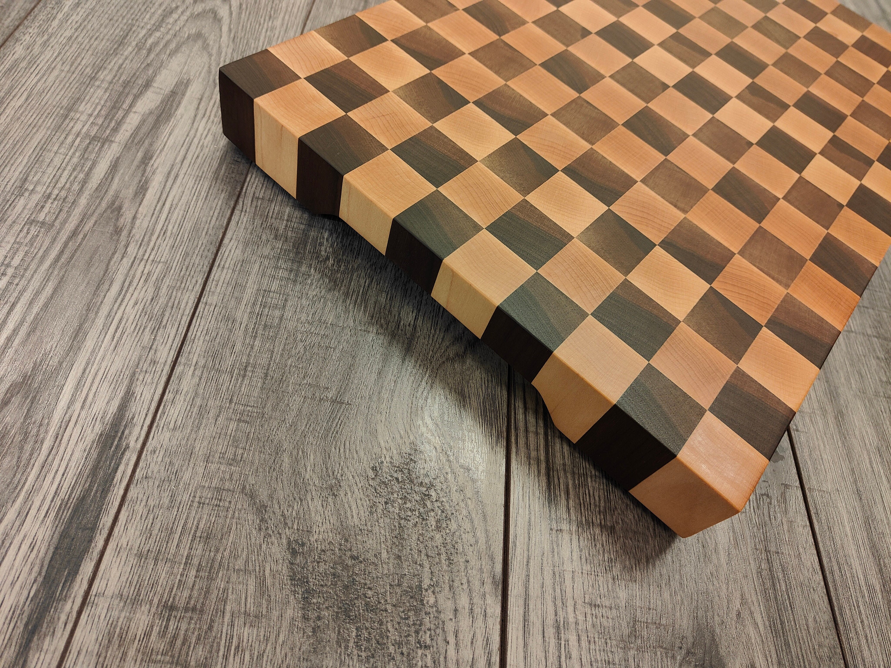 Checkered Cutting Board Dark — Emanate Gallery | Fine Art & Custom Framing
