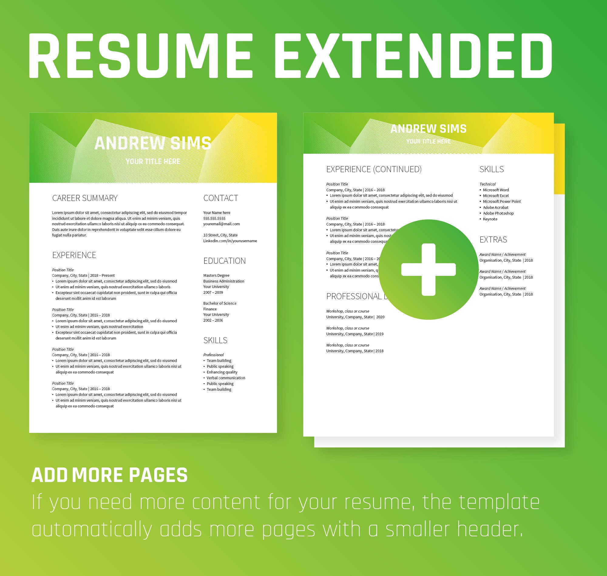 openoffice mac resume template