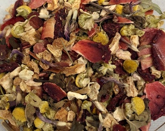 Cancer ~ Zodiac Strawberry Lemonade Herbal Loose Leaf Tea Blend