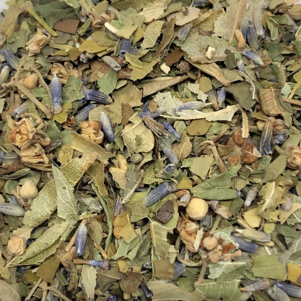 Aquarius ~ Zodiac Lavender Linden Yerba Mate Loose Leaf Tea Blend