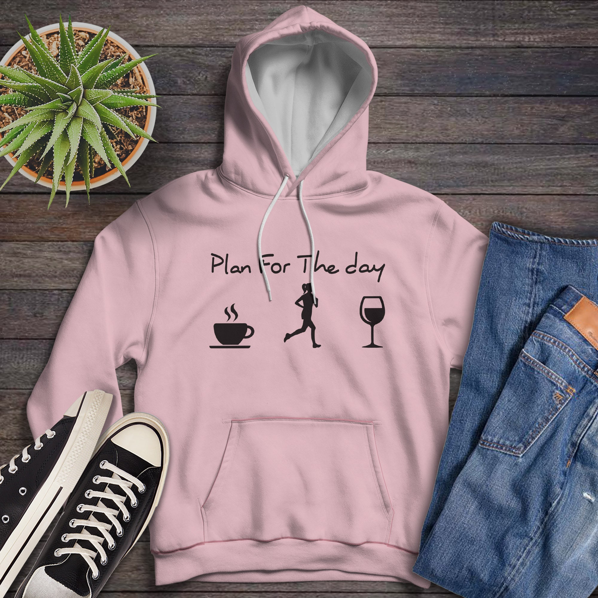 hooded running shirt