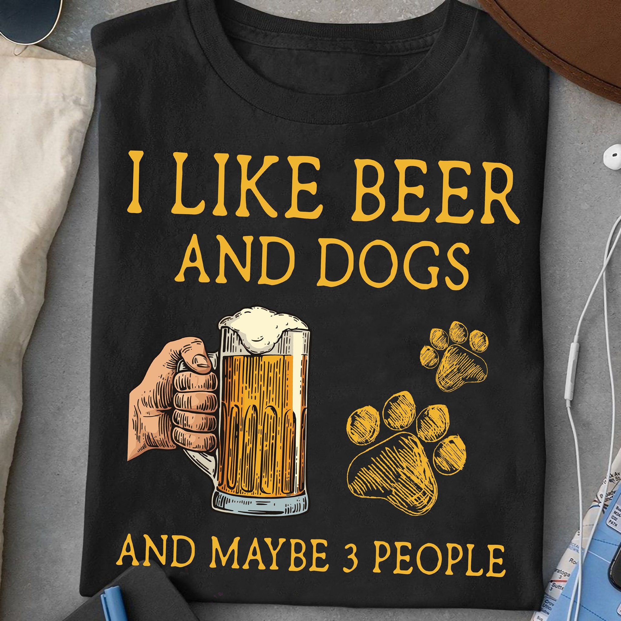 I Like Beer And Dogs And Maybe 3 People TShirt Love Beer And Etsy