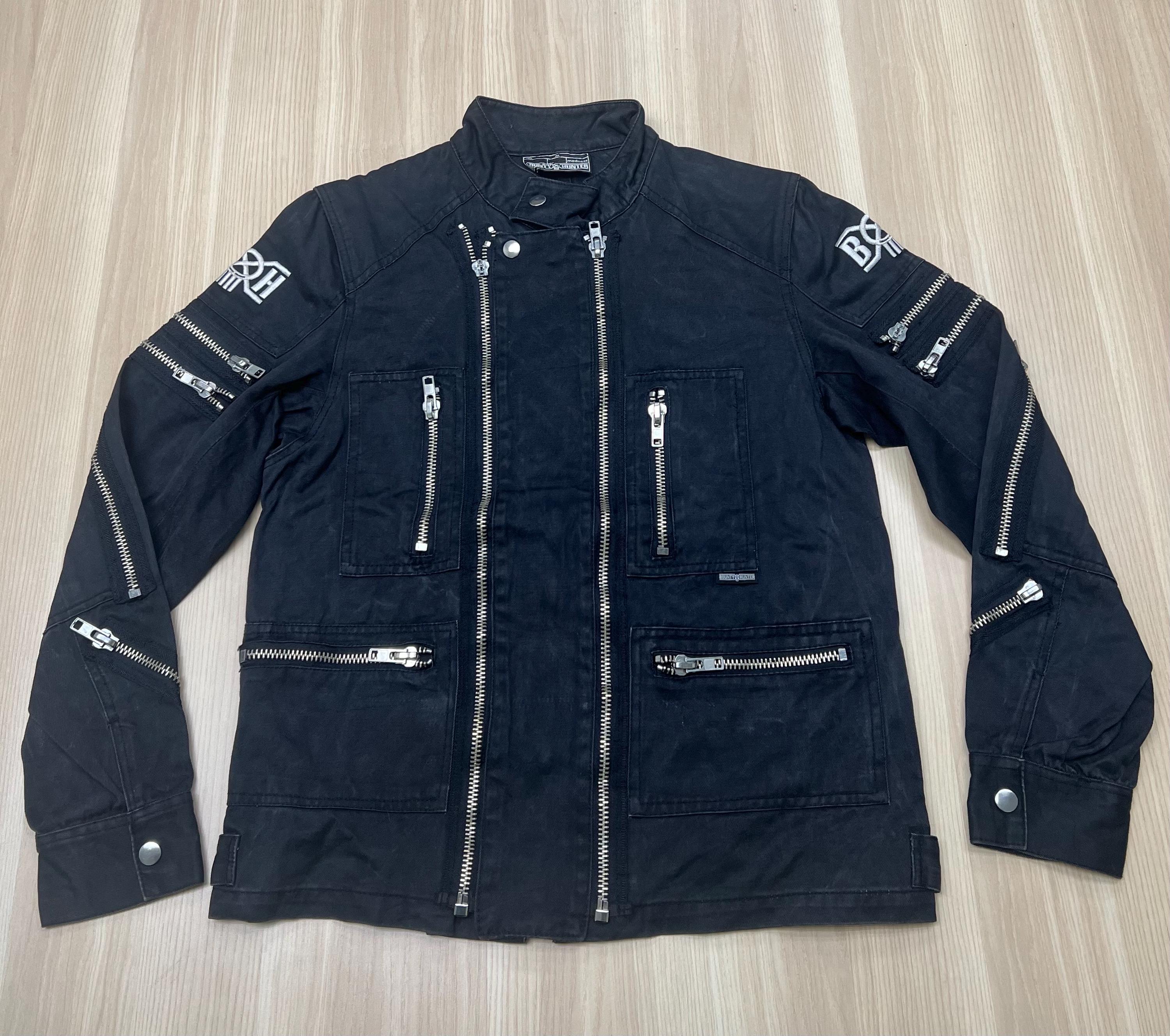 GOOD ENOUGH × BOUNTY HUNTER nylon jacket Bounty Hunter Jacket, Multi-zip Design (size Faded) - Etsy