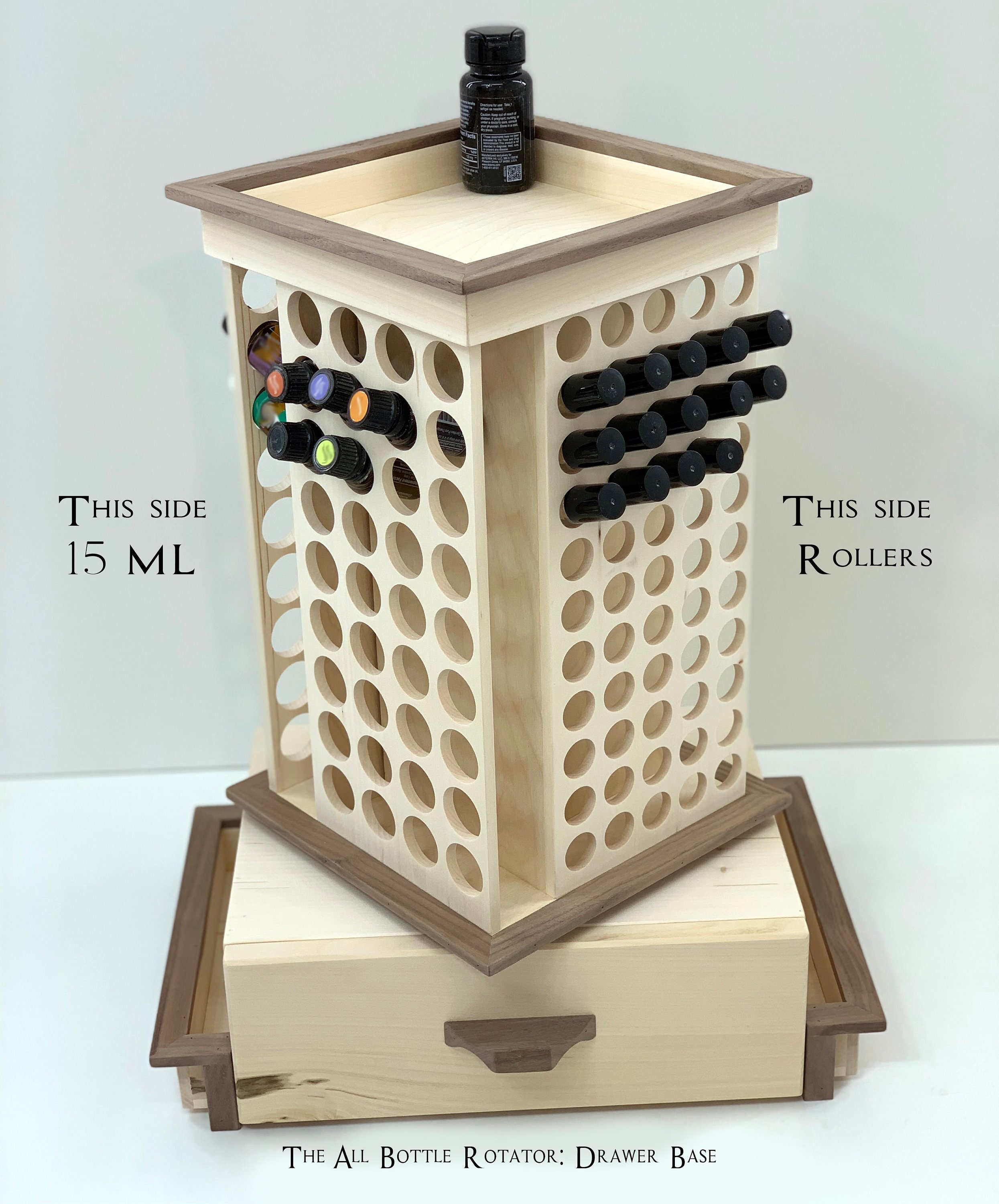 The All Bottle Rotator Essential Oil Storage Rack Holds 182 Etsy
