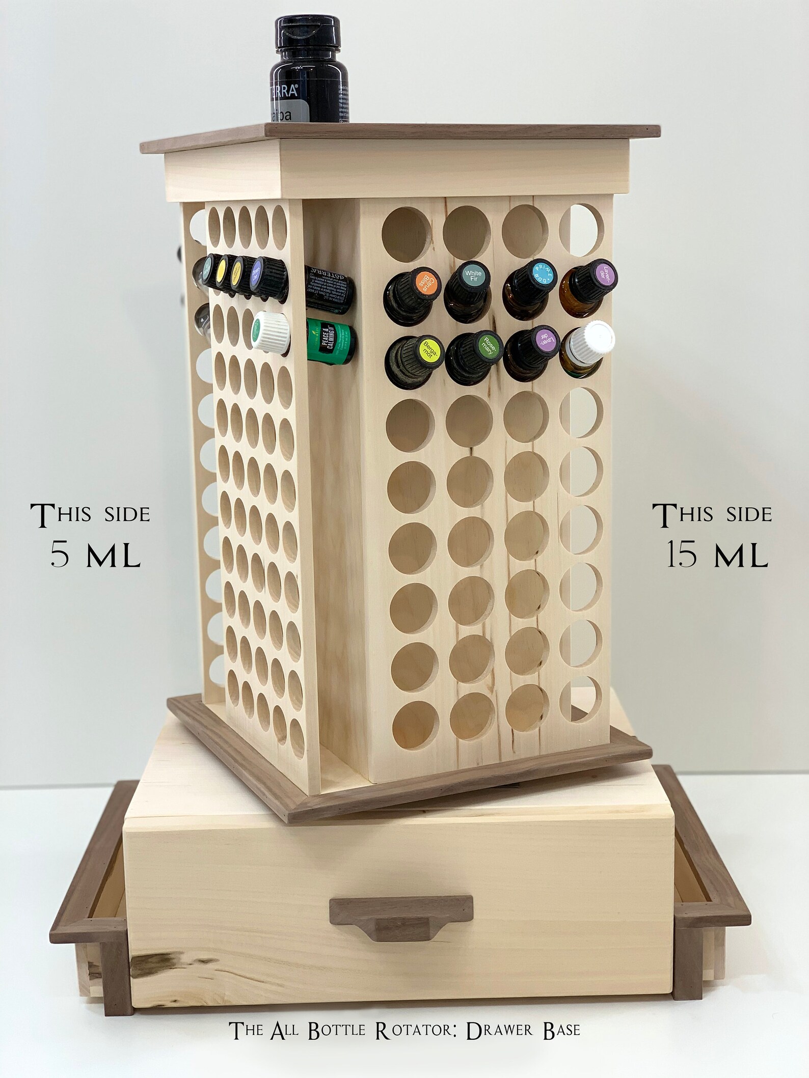 The All Bottle Rotator Essential Oil Storage Rack Holds 182 Etsy