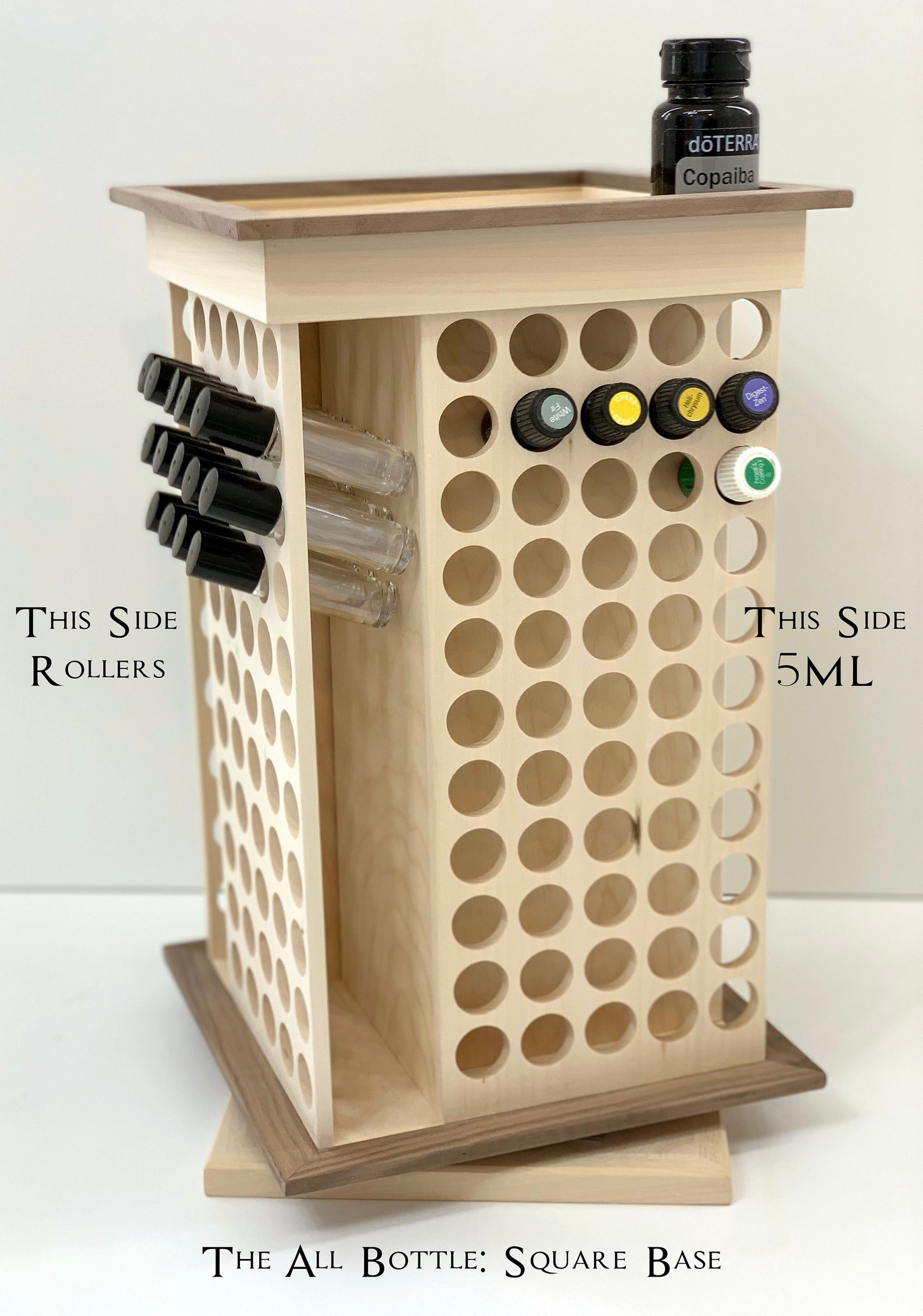 The All Bottle Rotator Essential Oil Storage Rack Holds 182 Etsy