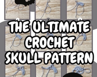 The Ultimate Crochet Skull Pattern - with pictures
