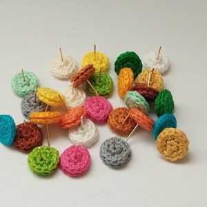 Handmade Crochet Earring Set (3 pairs)