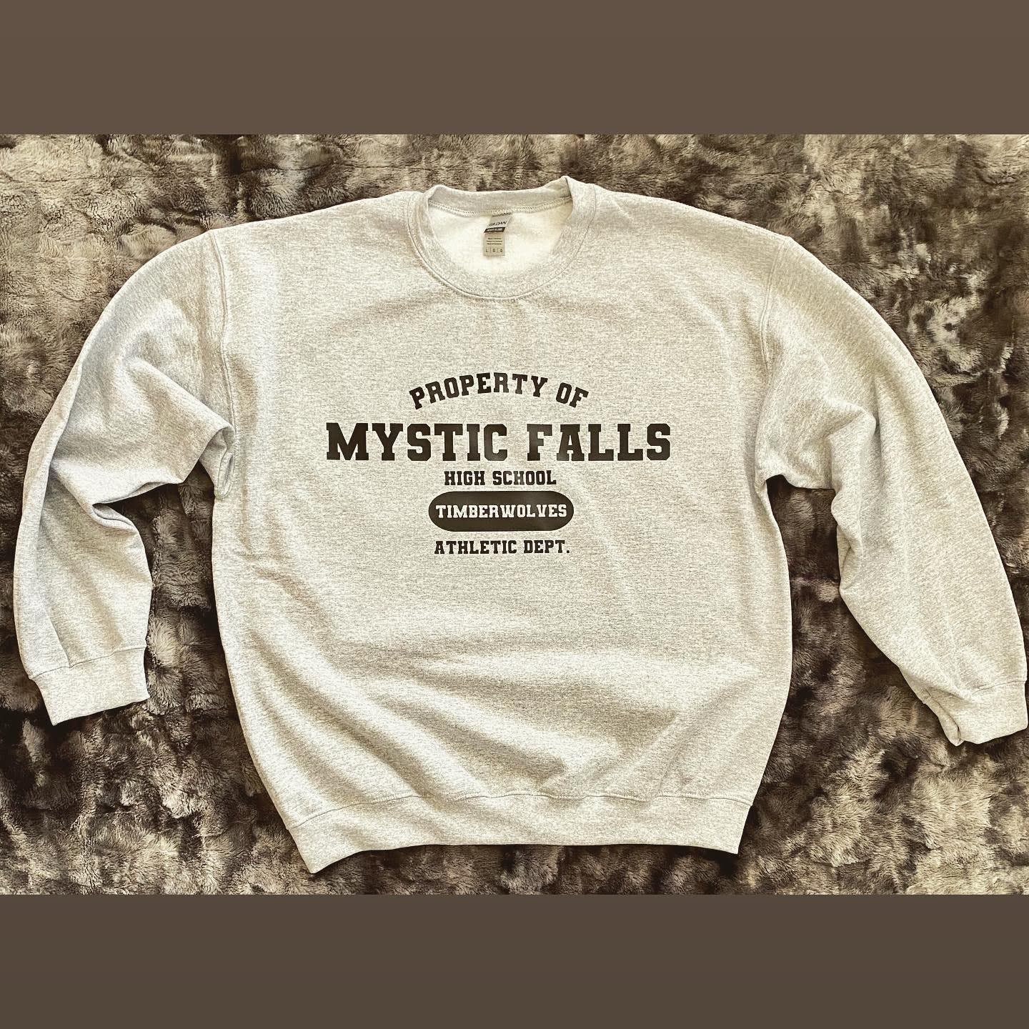 Property of Mystic Falls Crewneck Mystic Falls Sweatshirt - Etsy Singapore