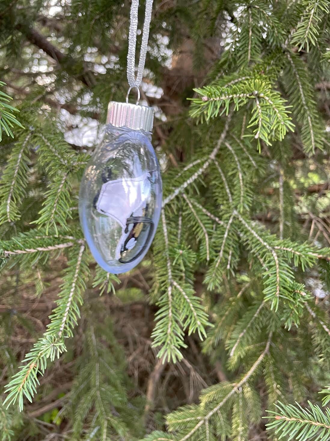 Mickey Themed Mask Ornament 2021 With Vaccine Syringe Etsy