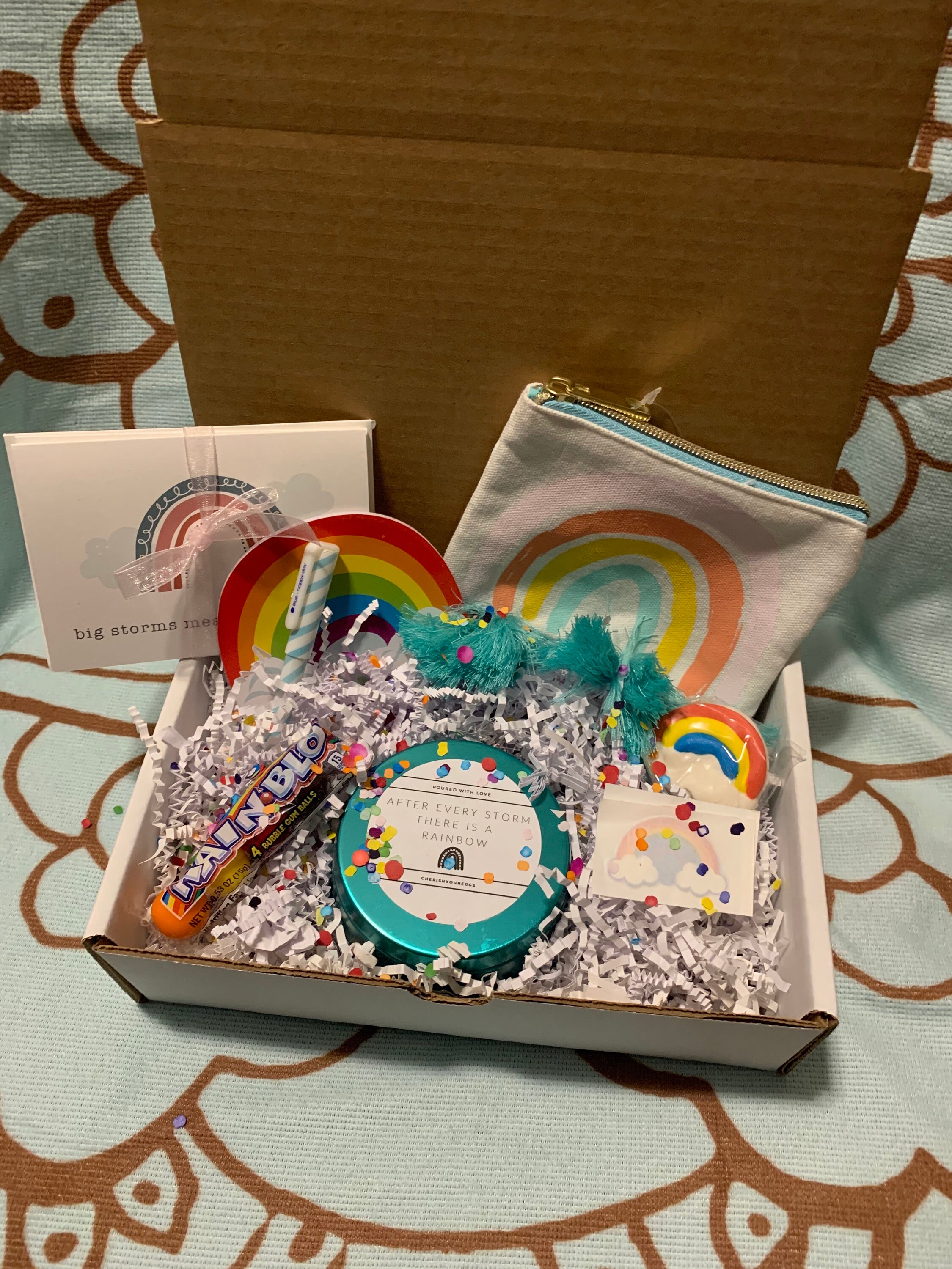 Rainbow Gift Box Etsy