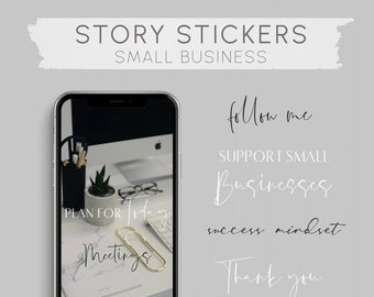 45 Story Sticker, Instagram Story Sticker für kleine Unternehmen, Business Sticker, Entrepreneur Story Sticker