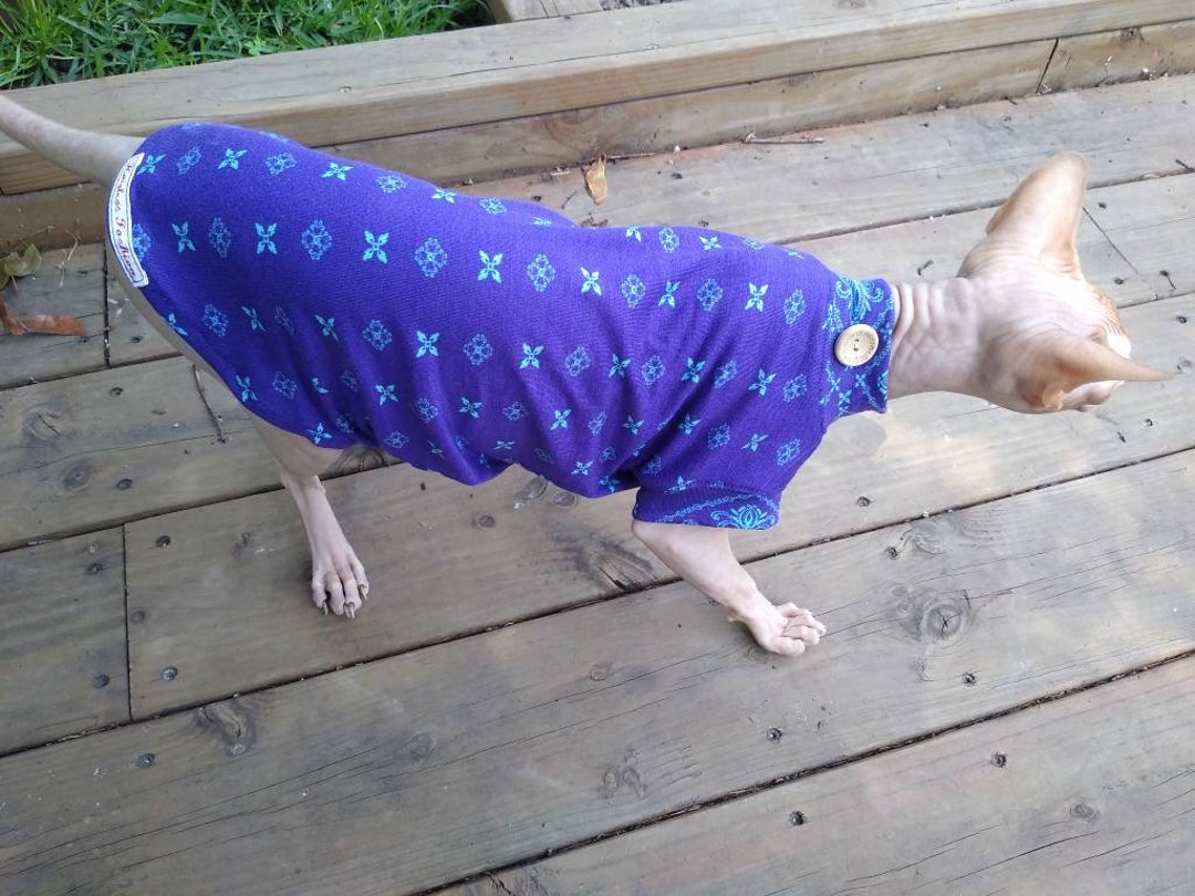 Sphynx Cat Clothes Bambino Sphynx Clothes Sphynx Sweater Etsy