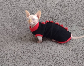 Sphynx Cat Clothes Hairless Cat Sweater Shirt Soft Warm Long Sleeves Pullover Pet Clothes Pajamas Dog Cloth For Small Dogs Kitten Clothes