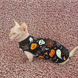 Sphynx cat clothes, bambino cat clothes, cat clothes, sphynx cat shirt, sphynx sweatshirt, hairless cat clothes, sphynx sweater, sphynx cat