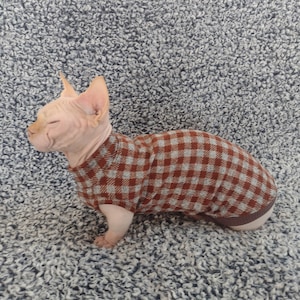 Sphynx cat clothes, bambino cat clothes, cat clothes, sphynx sweater, sphynx cat shirt, hairless cat clothes, sphynx clothes, sphynx cat
