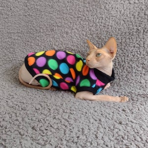 Sphynx cat clothes, bambino sphynx clothes, sphynx cat sweater, sphynx clothes, bambino clothes, cat clothes, hairless cat clothes