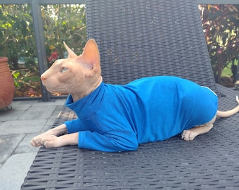 Sphynx UV protection, SPF 50, sphynx cat clothes, bambino cat clothes, cat clothes, hairless cat clothes, sphynx UV shirt, sphynx cat shirt