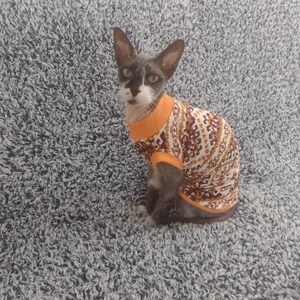 Sphynx cat clothes, bambino sphynx clothes, hairless cat clothes, sphynx sweater, sphynx clothes, bambino clothes, cat clothes, sphynx cat