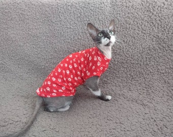 Sphynx cat clothes, bambino sphynx clothes, sphynx sweater, sphynx clothes, bambino clothes, cat clothes, hairless cat clothes, sphynx cat