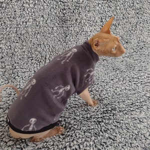 Sphynx cat clothes, bambino clothes, hairless cat clothes, cat clothes, sphynx sweater, sphynx cat shirt, sphynx clothes, sphynx cat