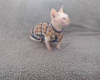 Vêtements pour chat sphynx, vêtements sphynx bambino, vêtements pour chat sans poils, vêtements bambino, pull sphynx, vêtements sphynx, vêtements pour chat, chat sphynx