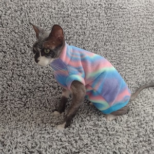 Sphynx cat clothes, bambino clothes, sphynx sweater, hairless cat clothes, cat clothes, sphynx clothes, sphynx cat shirt, hairless fashion