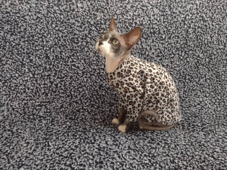 Sphynx Cat Clothes Long Sleeves Sphynx Cat Sweater Sphynx Etsy