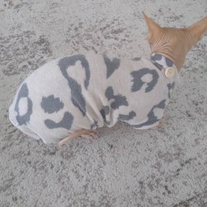 Sphynx cat clothes, bambino sphynx clothes,brushed cotton sphynx cat sweater, sphynx clothes, bambino clothes, cat clothes, sphynx shirt