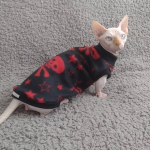 Sphynx cat clothes, bambino sphynx clothes, sphynx sweater, sphynx clothes, bambino clothes, cat clothes, hairless cat clothes, sphynx cat