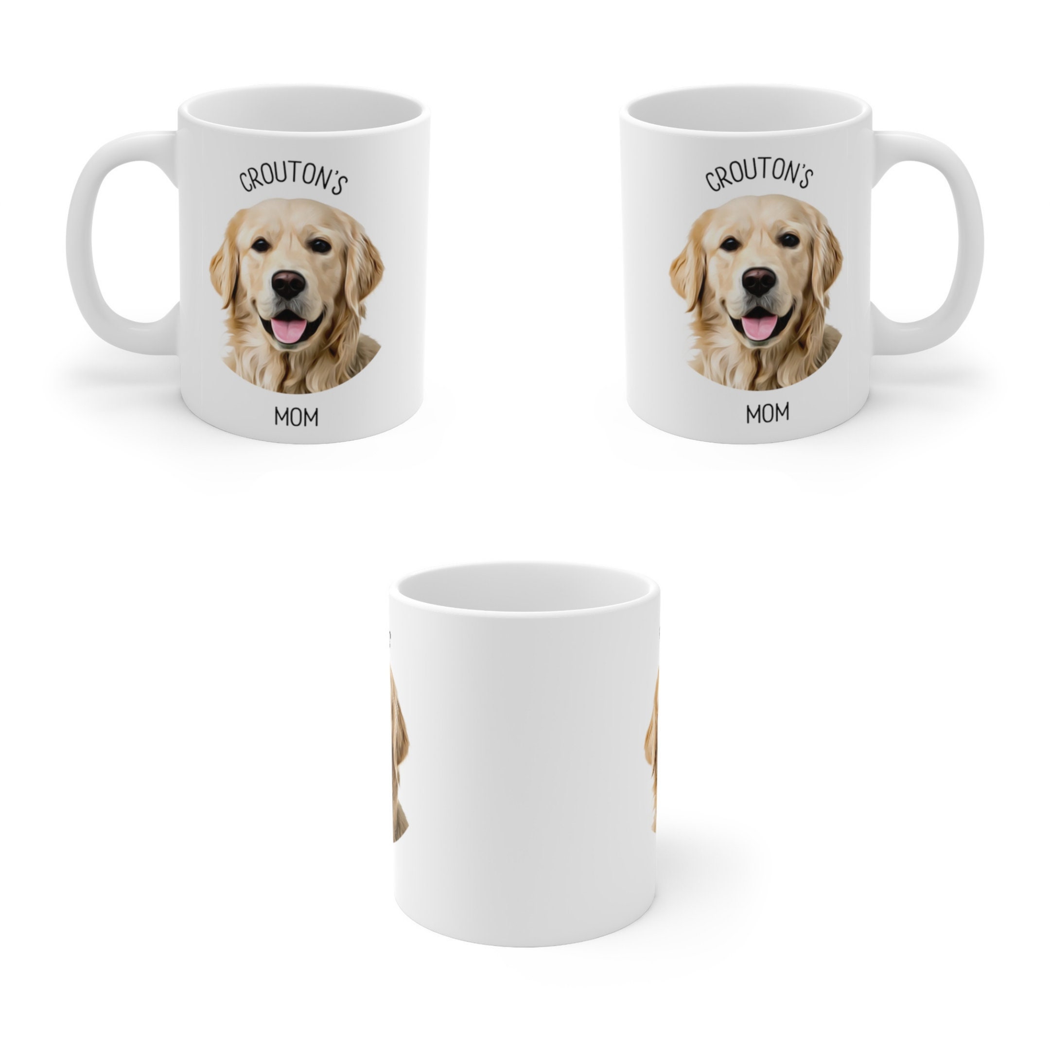 Custom Pet Mug Custom Ceramic Mug 11oz Dog Mom Mug Dog Etsy
