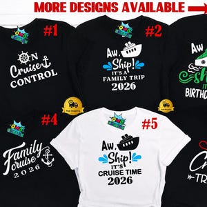 Family Cruise Shirt, Matching Group Tee for Reunion 2026