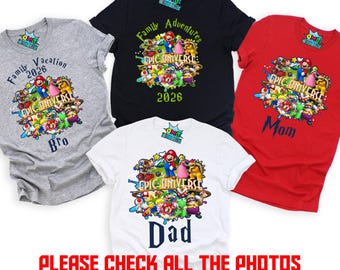 Theme Park Shirt, Epic Universe Family Vacation Tee for Gaming Adventures