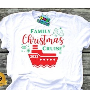 Familie kerstcruiseshirt, kerstcruiseshirt, kerstcruise T-shirt, cruiseshirt, kerstfamiliecruiseshirt,