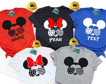 Disney Family Shirts, Custom Trip Tees with Personalized Names