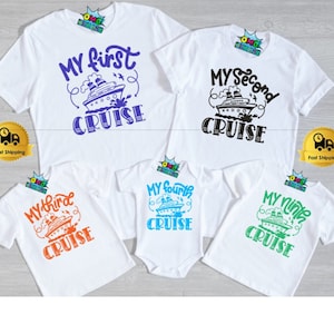 初めてのクルーズ2025シャツ、クルーズ2025シャツ、クルーズシャツ、クルーズシャツ、クルーズTシャツ、家族旅行シャツ、ディズニークルーズシャツ