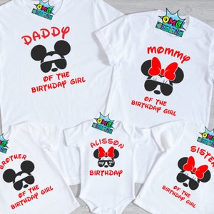 Disney Birthday Shirt, Disney Shirt, Minnie Birthday Shirt, Birthday Shirt, Mickey Birthday Shirt,Disney Family Shirts, Disney Family Tshirt
