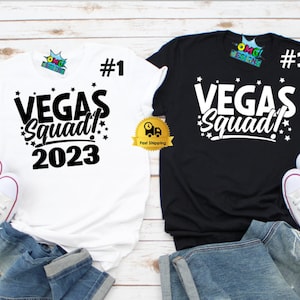 The Vegas Squad 2025 Shirt,The Vegas Shirt, Nevada Shirt, Las Vegas Trip Shirt, Funny Shirt,Custom Birthday Trip Shirt,The Vegas Squad shirt