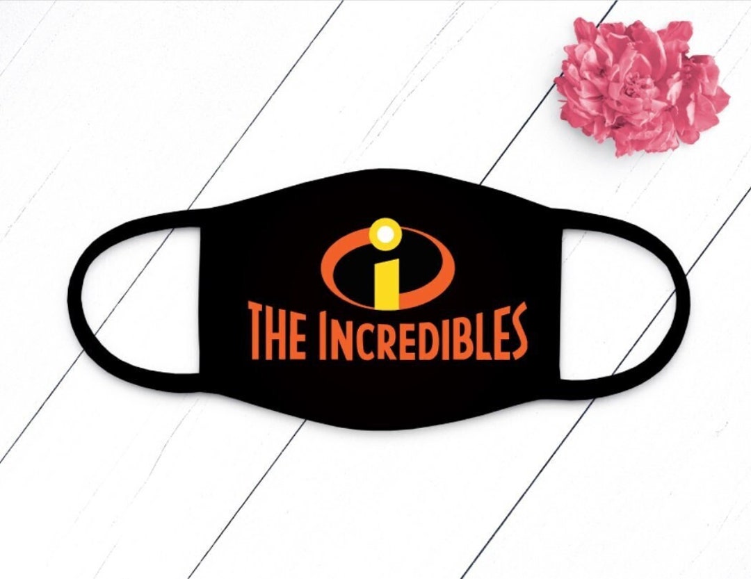 The Incredibles Face Mask Disney Face Mask Universal Face - Etsy