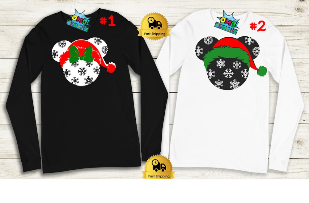 Disney Christmas Long Sleeve, Disney Castle Long Sleeve, Disney Long Sleeve, Disney Sleeve, Disney Holiday Long Sleeve, Disney Shirts