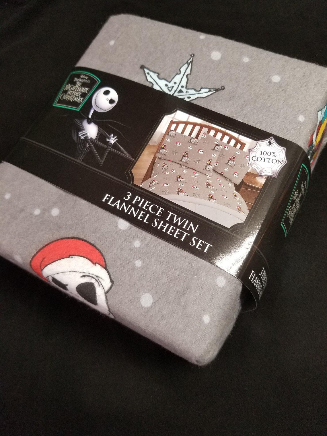 Twin Set Nightmare Before Christmas Flannel Sheets Etsy