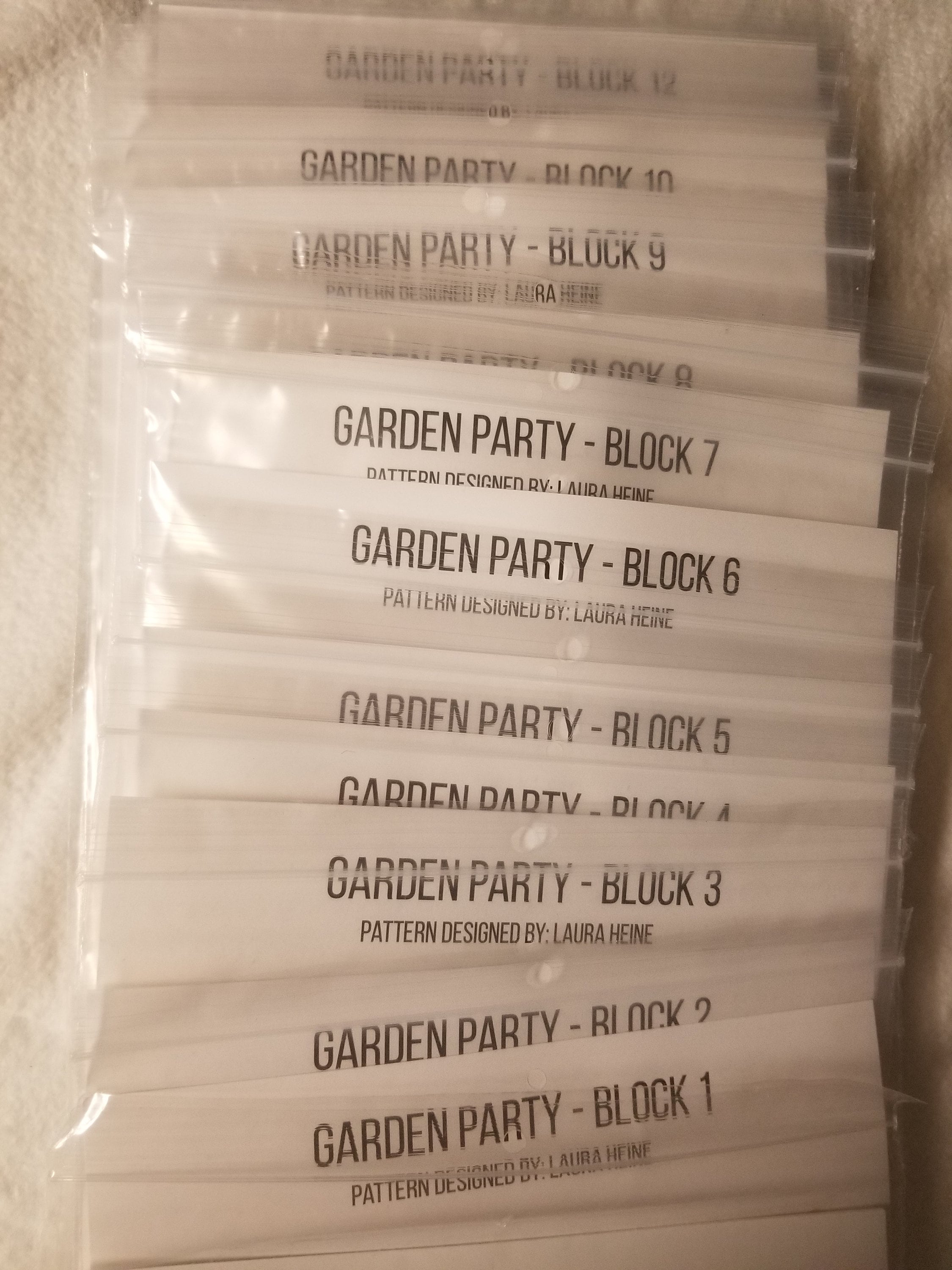 Laser Cut Garden Party Quilt Kit Etsy