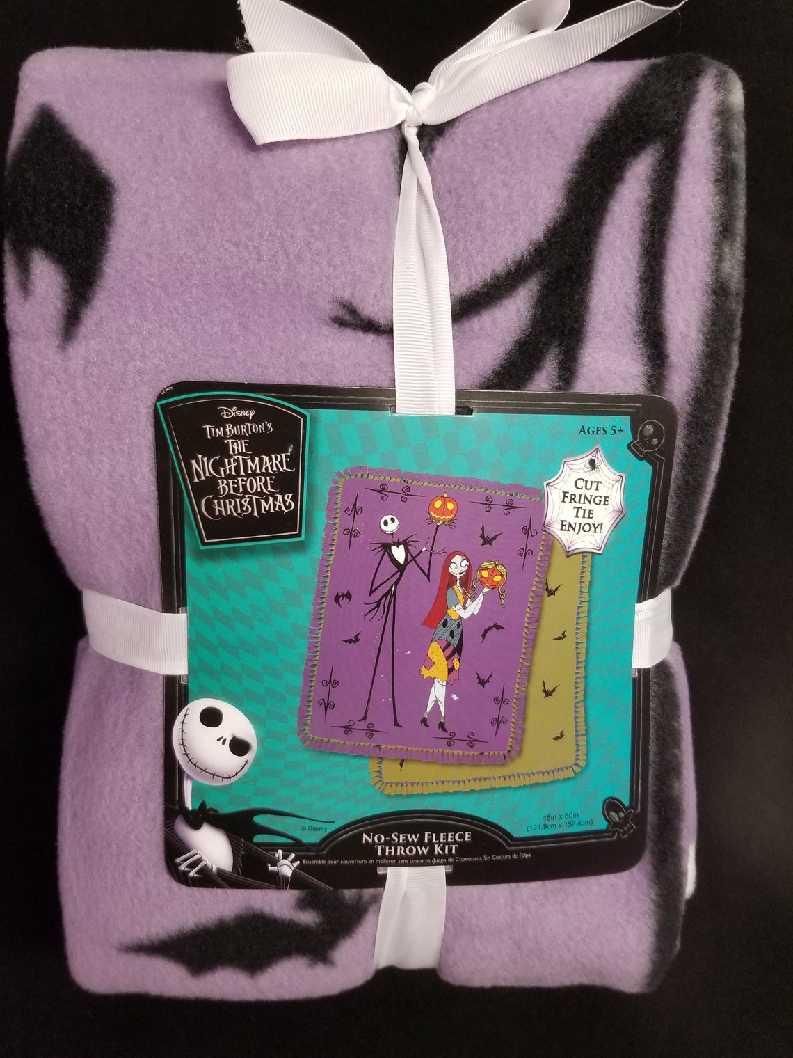 Nightmare Before Christmas Fleece Blanket Kit Etsy UK