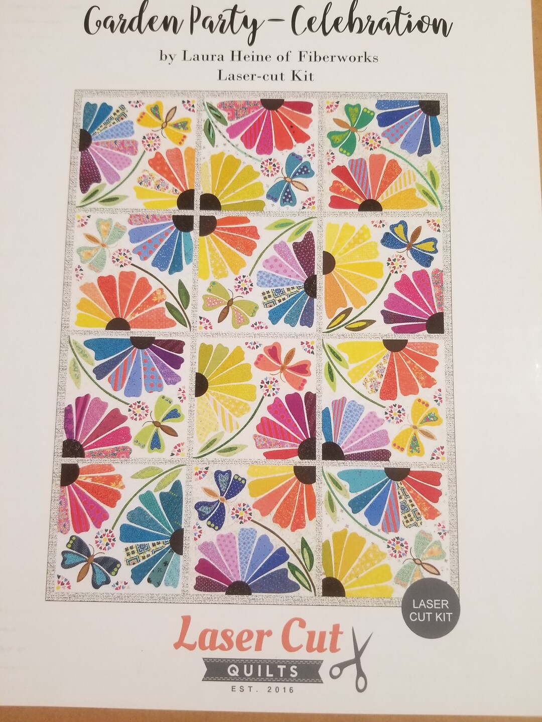 Laser Cut Garden Party Quilt Kit Etsy