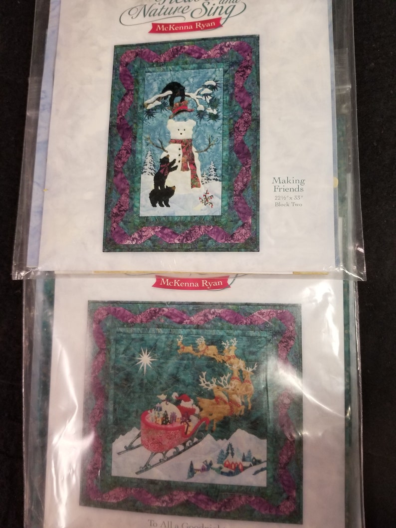 Laser Cut Heaven and Nature Sing Quilt Kit McKenna Ryan Etsy