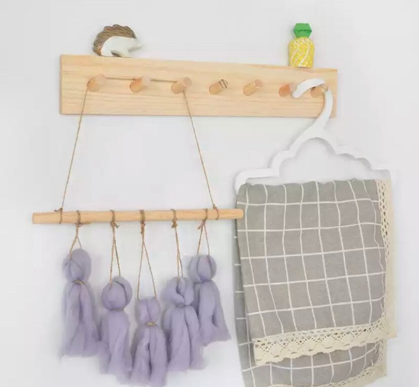 Ganchos de sombrero de abrigo montados en la pared Percha de | Etsy