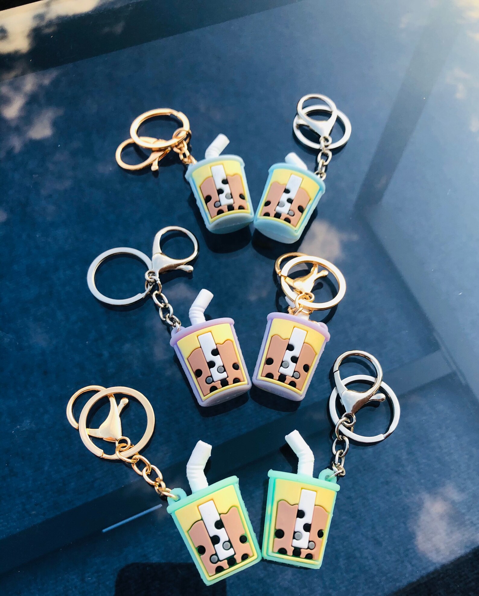 Cute Bubble Tea Keychain Boba Keychain AirPod Keychain Cute Keychains Etsy