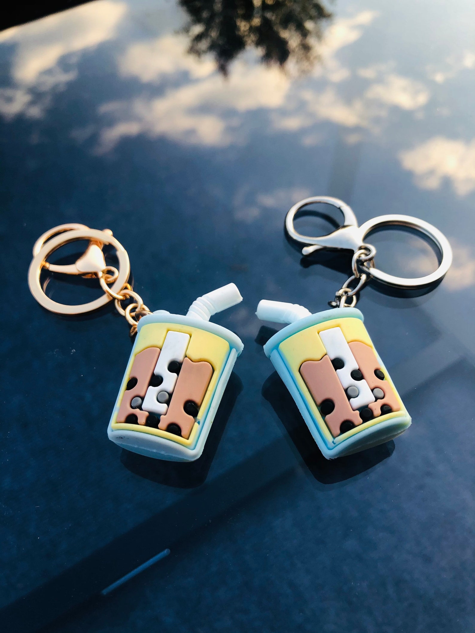 Cute Bubble Tea Keychain Boba Keychain AirPod Keychain Cute Keychains ...