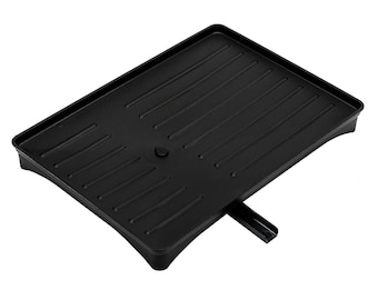 B&Z Dish Drainer Tray, Universal Draining Board, Sink Side Dripping Tray, On Counter Dish Draining Plastic Mat | Universal Size, 3 Colors